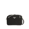 Prada Quilted Medium Crossbody Bag In Black