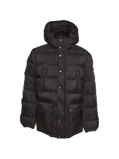 Pre-owned Prada Quilted Puffer Jacket In Black