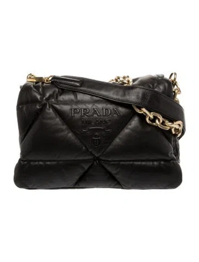 Pre-owned Prada Quilted System In Black