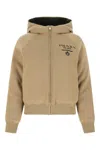 Prada Logo Zipper Casual Jacket