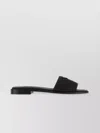 Prada Raffia And Leather Slippers In Black