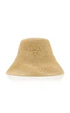 Prada Raffia Hat In Neutral