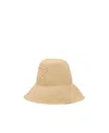 Prada Triangle Logo Wide-brim Sun Hat In Nude