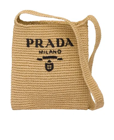PRADA RAFFIA TOTE BAG