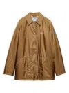 Prada Lightweight Re-nylon Blouson Jacket In Brown