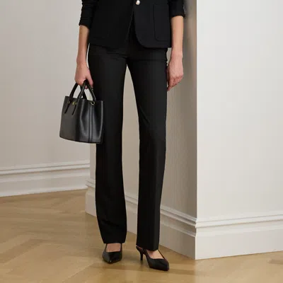 Prada Skinny Leg Light Mohair Pants In Blue