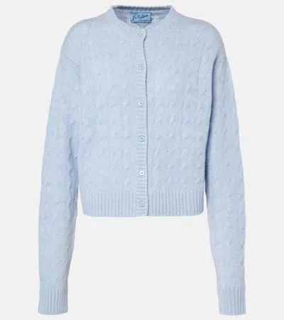 PRADA RE-CASHMERE CABLE-KNIT CARDIGAN