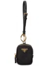 Prada Re-edition 1978 Keychain In Black