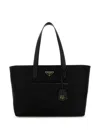 Prada Re-edition 1978 Medium Re-nylon And Saffiano Leather Tote Bag In Black