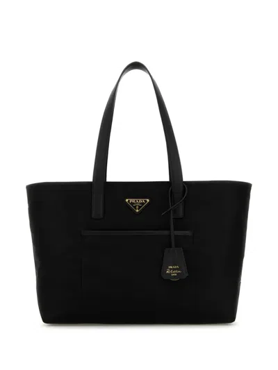 Prada Re-edition 1978 Tote Bag In Black