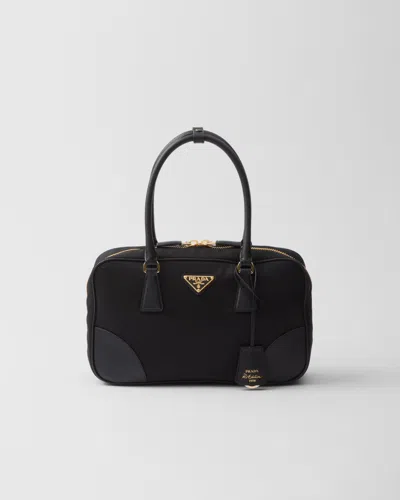 PRADA PRADA RE-EDITION 1978 MEDIUM RE-NYLON AND SAFFIANO LEATHER TWO-HANDLE BAG