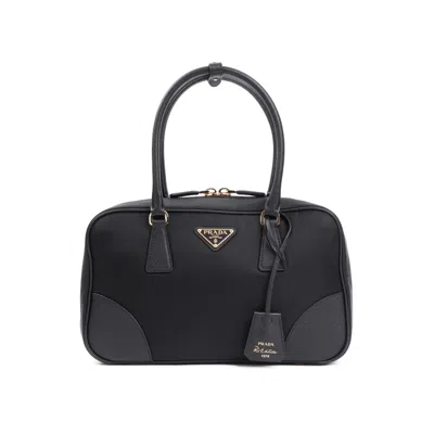Prada Re-edition 1978 Medium Two-handle Bag In Black