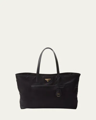 Prada Re-edition 1978 Nylon Tote Bag In Black