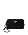 Prada Re-edition 1978 Re-nylon And Saffiano Leather Pouch