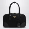 Prada Re-edition 1978 Re-nylon And Saffiano Medium Black Top Case