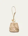 Prada Re-edition 1978 Re-nylon Keychain Pouch In F0y8c Cammello 1