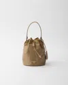 Prada Re-edition 1978 Re-nylon Mini-bag In Camel Brown