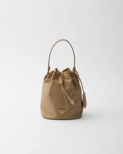 Prada Re-edition 1978 Re-nylon Mini-bag In Camel Brown