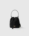 Prada Borsa A Secchiello Re-edition 1978 In Re-nylon Nero Donna In Schwarz