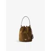 Prada Re-edition 1978 Re-nylon Mini Recycled-polyamide Bucket Bag In Brown