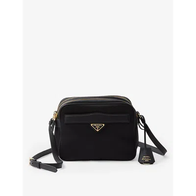 Prada Womens Black Re-edition 1978 Recycled Nylon And Leather Cross-body Bag