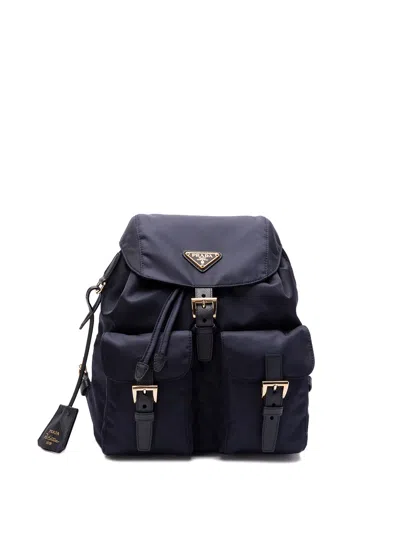 Prada `re-edition 1978` Small Backpack In Blue