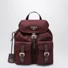 Prada Re-nylon Backpack In Red