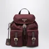 Prada Re-nylon Backpack In Red