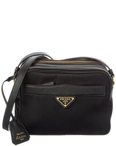 Prada Re-edition 1978 Small Nylon Hobo Bag In Black