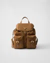 Prada Re-edition 1978 Small Re-nylon Backpack In Brandy