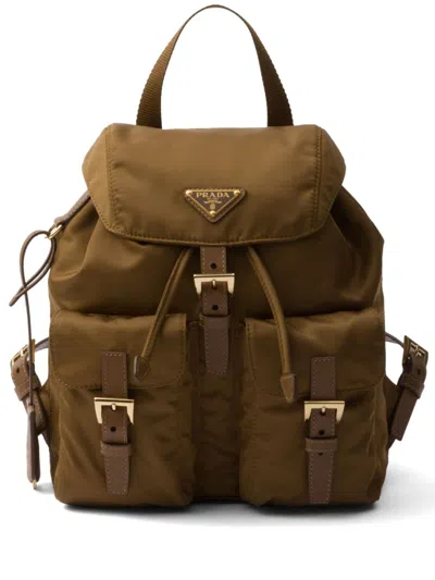 Prada Re-edition 1978 Small Re-nylon Backpack In Brown