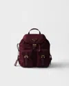 Prada Womens Burgundy Re-edition 1978 Small Re-nylon Backpack In Burgundy