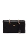 Prada Re-edition 1995 Chaine` Tote Bag In Black