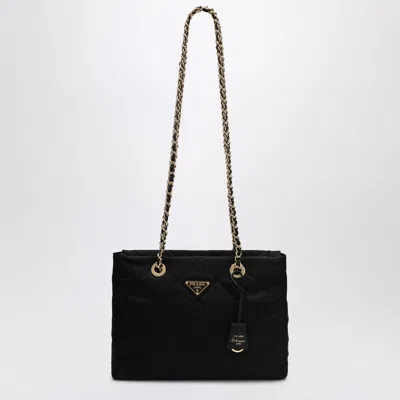 Prada Re-edition 1995 Chaîne Medium Black Re-nylon Bag Women