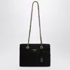 Prada 1995 Chain Shoulder Bag Re-edition In Black