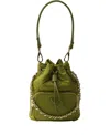 Prada Re-edition 1995 Chaine Re-nylon Shoulder Bag In Green
