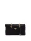 Prada Re-edition 1995 Chaine` Tote Bag In Black  