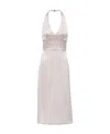 Prada Re-edition 1995 Halterneck Midi Dress In Opal Color