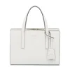 Prada Re-edition 1995 Brushed-leather Mini Handbag In White