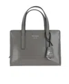 Prada Re-edition 1995 Leather Tote Bag In Gray