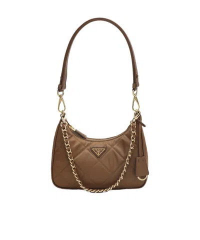 Prada Re-edition 1995 Mini Shoulder Bag In Brown