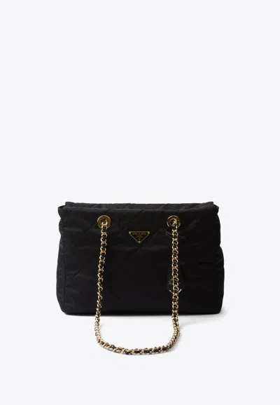 Prada Re-edition 1995 Shoulder Bag In Black