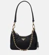 Prada Re-edition 1995 Small Re-nylon Shoulder Bag In Black