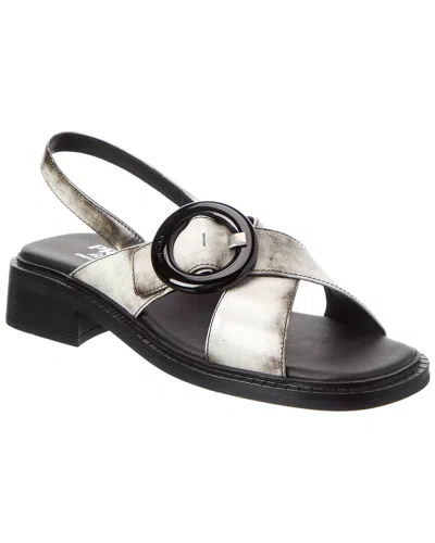 Prada Re-edition 1996 Brushed Leather Sandal In Multi