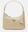 Prada Re-edition 2000 Re-nylon Mini Shoulder Bag In Beige
