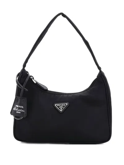 Pre-owned Prada Re-edition 2000 Tessuto Mini Hobo Bag