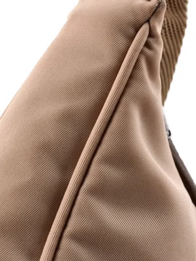 Pre-owned Prada Re-edition 2000 Tessuto Mini Hobo Bag In Neutral