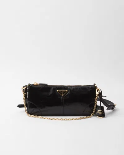 Prada "re-edition 2002" Crossbody Bag In Black