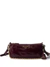 Prada Re-edition 2002 Logo-detail Shoulder Bag In Red