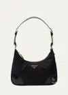 Prada Re-edition 2002 Re-nylon Shoulder Bag In F0002 Nero